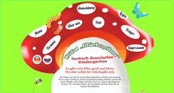 Desktop Screenshot of kita-glueckspilze.de